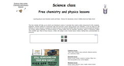 Desktop Screenshot of physics-chemistry-class.com